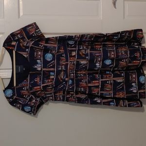 Modcloth, 2X, Blue print